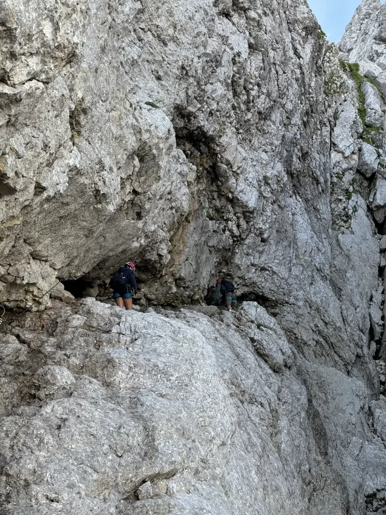 Gesicherte Passage der Slovenska pot
