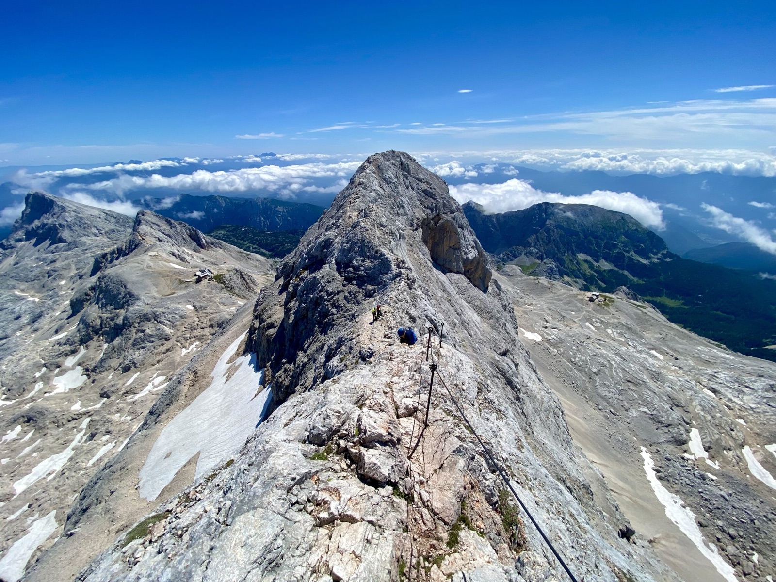 Grat zwischen Kleinem und Großem Triglav